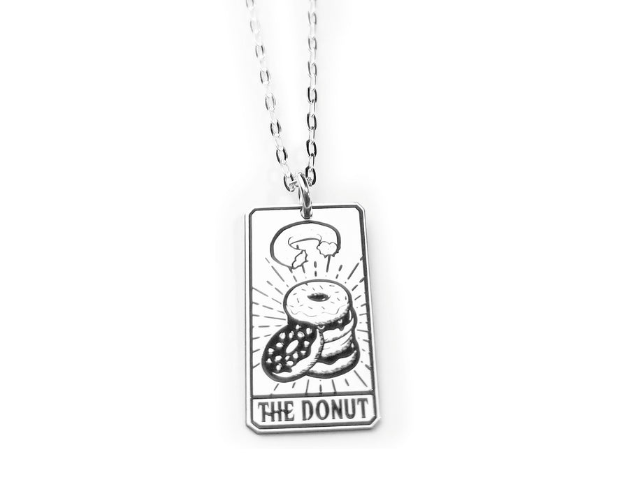 The Donut Tarot Card Necklace